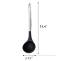 Heat Resistant Silicone Handled Spoon Heat Resistant Cooking Utensil Silicone Soup Ladle Supplier